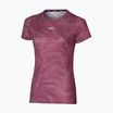 Maglietta da running da donna Mizuno Impulse Core Graphic Tee viola quarzo