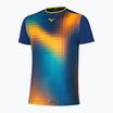 Maglietta Mizuno Frontier Shadow Graphic Tee blu bellwether da uomo