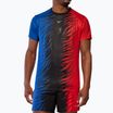 Maglietta da corsa Mizuno DryAeroFlow Graphic Tee Uomo onired / oniblue