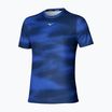 Maglietta da running da uomo Mizuno Core Graphic Tee blu riflesso