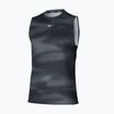 Maglietta da running Mizuno Core Graphic senza maniche da uomo, nero