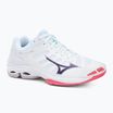 Scarpe da pallavolo Mizuno Wave Voltage 2 bianco/viola indaco/rosa camelia