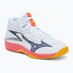 Scarpa da pallavolo Mizuno Thunder Blade Z Mid bianco/fiery coral 2/citrus