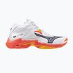 Scarpe da pallavolo Mizuno Wave Lightning Z8 Mid bianco/fiery coral 2/citrus