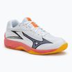 Scarpe da pallavolo Mizuno Lightning Star Z7 bianco/fuoco corallo 2/citrus per bambini