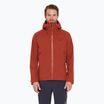 Rab Downpour Light giacca da pioggia da uomo rosso toscano
