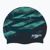 Speedo Cuffia in silicone stampato verde acqua scuro semi marea