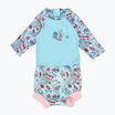 Tuta UPF 50+ per bambini Splash About Happy Nappy Hidden Treasure blu/rosa