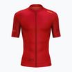 HUUB Jason Kenny maglia da ciclismo da uomo rosso ciliegia