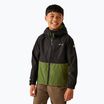 REGATTA Hanleigh II giacca antipioggia per bambini nero/verde nefrite/verde verde oliva