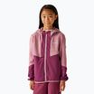Felpa con cappuccio in pile per bambini REGATTA Dissolver X beaujolais/lilas
