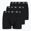 Boxer CR7 Basic Trunk da uomo 3 paia nero