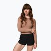 Girlfriend Collective corpo allenamento donna Ava Scoop Back brownie
