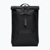 Zaino Rains Rolltop W3 13 l urban backpack nero