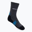 Calze da trekking da uomo Brubeck BTR002 Trekking Light graphite/blu