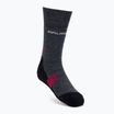 Calze da trekking da uomo Brubeck BTR002 Trekking Light grafite/rosso