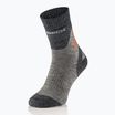 Calze da donna Brubeck Trekking Merino grigio chiaro/arancio