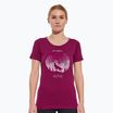 Maglietta termica da donna Brubeck SS1272 Outdoor Wool Pro plum