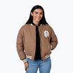 Giacca Pitbull Buena Quilted Varsity marrone da donna