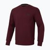 Felpa uomo Pitbull Small Logo Crewneck bordeaux