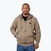 Felpa da uomo Pitbull Small Logo Hooded Zip sabbia chiara