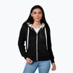 Felpa Pitbull Sherpa Ruffina Hooded Zip donna nero