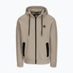 Felpa con zip e cappuccio Pitbull Dogwood da uomo, sabbia scuro