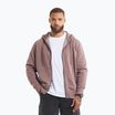 Felpa con zip e cappuccio Pitbull Lancaster 2 da uomo, lavaggio bordeaux