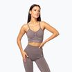 Reggiseno da allenamento Carpatree Allure Seamless marrone melange (pepe mais)