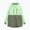 Giacca da snowboard donna 4F F331 verde chiaro neon