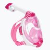 Maschera integrale per snorkeling AQUASTIC KAI rosa