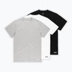 PROSTO Basic t-shirt da uomo 3 pezzi multicolore