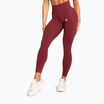 Leggings donna Gym Glamour Basic Scrunch bordeaux