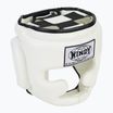 Casco da boxe WINDY in vera pelle bianco