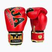 RAJA BOXING Origine Standard Guantoni da boxe rossi in vera pelle