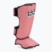 RAJA BOXING Parastinchi leggeri in vera pelle protezioni rosa per tibia e piede