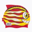 Cuffia da nuoto per bambini AQUA-SPEED Zoo Fish rosso/giallo/bianco