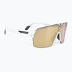 Occhiali da sole Rudy Project Spinshield Air bianco opaco/multilaser oro