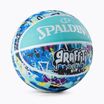 Spalding Graffiti blu basket dimensioni 7