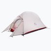 Tenda da trekking Naturehike Cloud Up 1 persona grigio chiaro/rosso