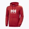 Felpa da uomo con cappuccio Helly Hansen HH Logo rosso