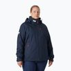 Giacca da vela da donna Helly Hansen Crew Hooded Midlayer Plus 2.0 navy