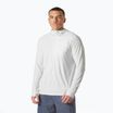 Felpa trekking da uomo Helly Hansen Shine Solen 1/2 Zip Hoodie bianco