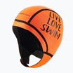 Cappello in neoprene arancione BuddySwim Trilaminato Warmth 2,5 mm