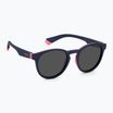Occhiali da sole Polaroid PLD 8048/S blu rosa/grigio polarizzati per bambini