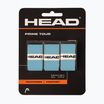 Fasce per racchette da tennis HEAD Prime Tour 3 pezzi blu.