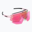 Occhiali da sole Bliz Breeze rosa cipria opaco/marrone rosa multi/rosa