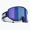 Occhiali da sci Bliz Spark blu scuro/marrone/blu