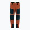 Pantaloni da trekking da uomo Fjällräven Keb Agile autumn leaf/ dark navy