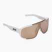 Occhiali da sole POC Aspire hydrogen white/clarity trail/partly sunny silver